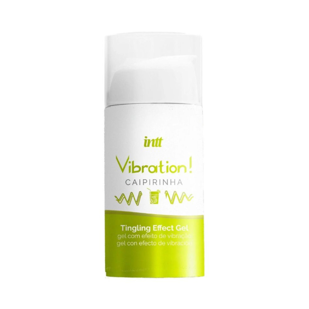 Жидкий вибратор New Intt Vibration Caipirinha со вкусом коктейля, 15 мл, фото №2 — секс шоп Украина, NO TABOO