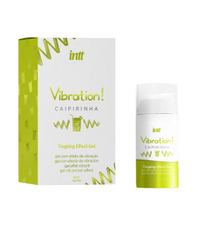 Жидкий вибратор New Intt Vibration Caipirinha со вкусом коктейля, 15 мл - No Taboo