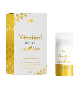 Рідкий вібратор New Intt Vibration Honey зі смаком меду, 15 мл - No Taboo