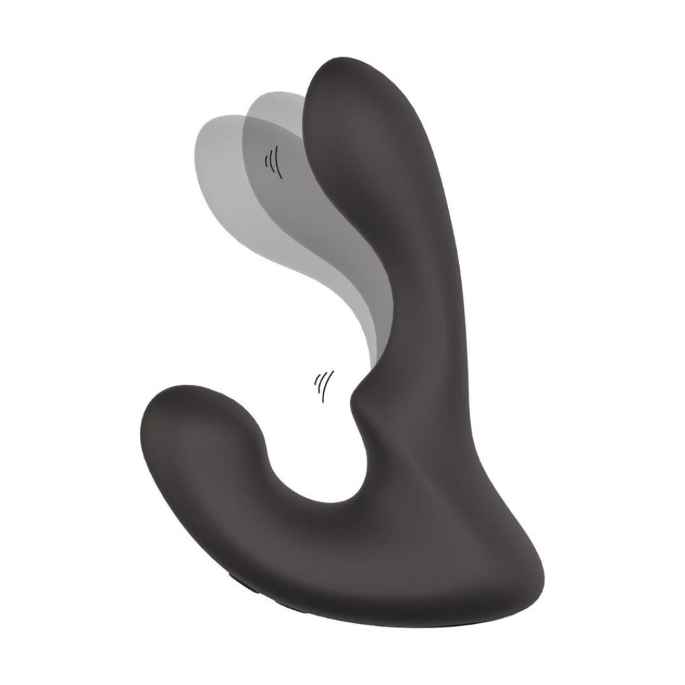 Массажер простаты с вибрацией Dream Toys Booty Rocker черный, 14.5 х 3 см фото №3 — секс игрушки: Украина, NO TABOO