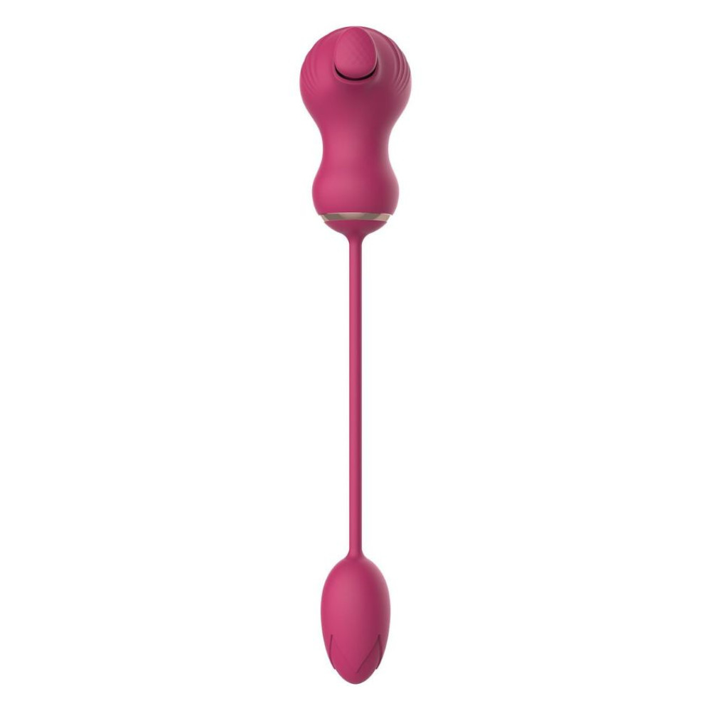 Двойной стимулятор Dream Toys Essentials 2в1 для клитора и вибрационное яйцо, розовый фото №5 — секс игрушки: Украина, NO TABOO
