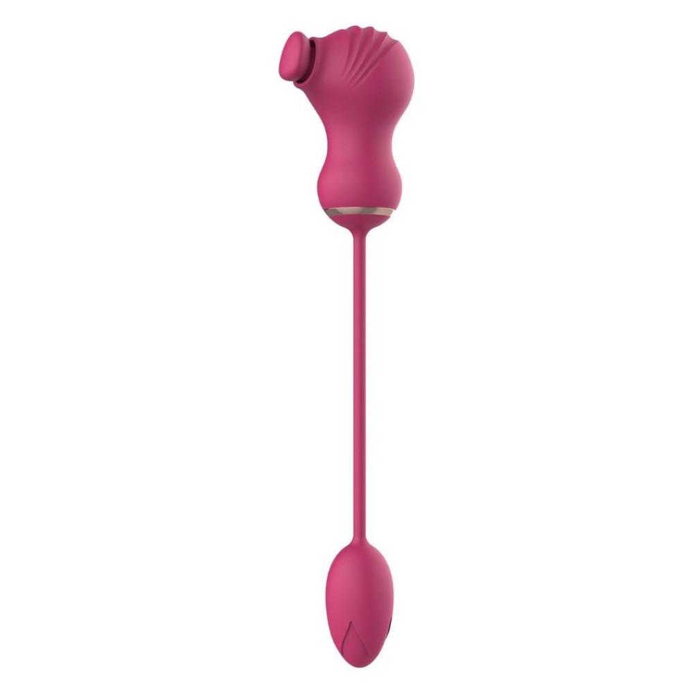 Двойной стимулятор Dream Toys Essentials 2в1 для клитора и вибрационное яйцо, розовый фото №8 — секс игрушки: Украина, NO TABOO