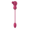 Двойной стимулятор Dream Toys Essentials 2в1 для клитора и вибрационное яйцо, розовый фото №8 — секс игрушки: Украина, NO TABOO