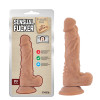 Реалистичный фаллоимитатор рельефный Chisa Sensual Fucker Latin с хребтом на присоске, 19.5 см х 4.5 см фото №1 — секс игрушки: Украина, NO TABOO