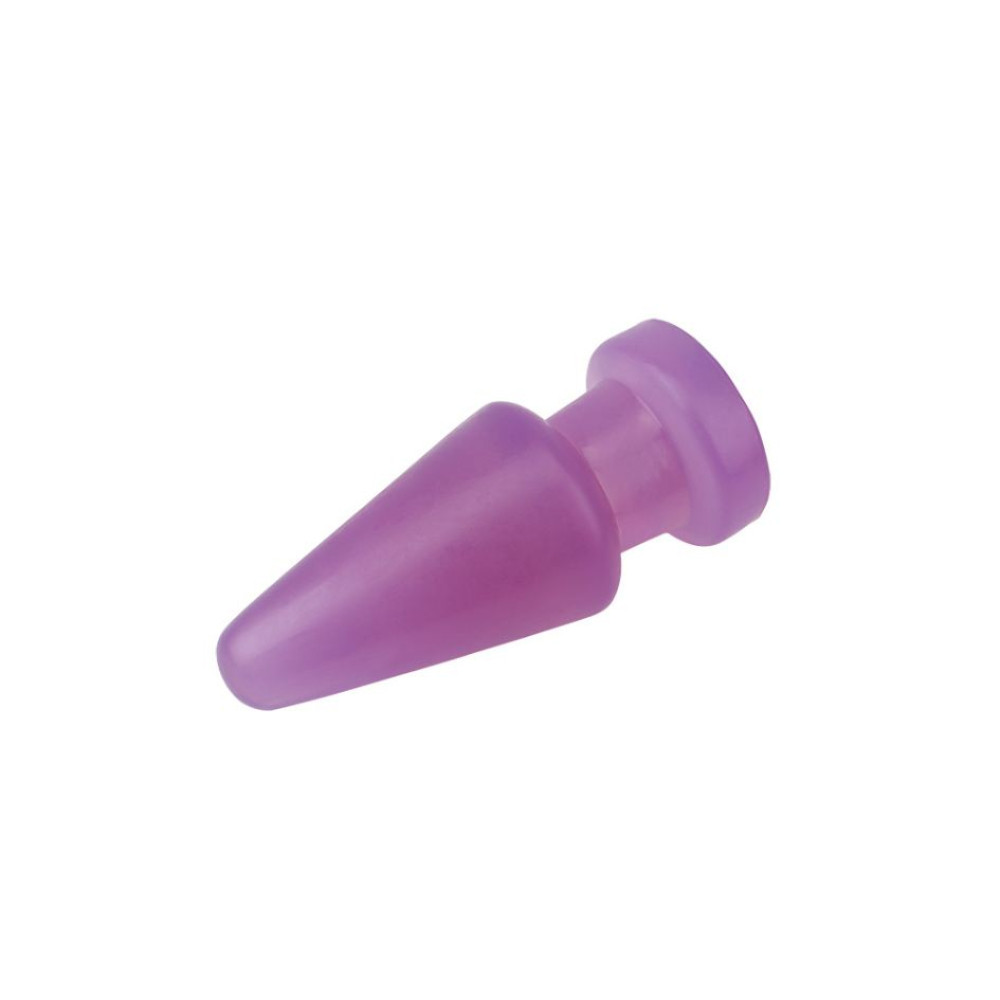 Анальная пробка большая Chisa Hi-Rubber Anal Delight Plug Purple для фистинга, фиолетовая, 17.4 см х 7.3 см фото №4 — секс игрушки: Украина, NO TABOO