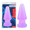 Анальная пробка большая Chisa Hi-Rubber Anal Delight Plug Purple для фистинга, фиолетовая, 17.4 см х 7.3 см фото №1 — секс игрушки: Украина, NO TABOO