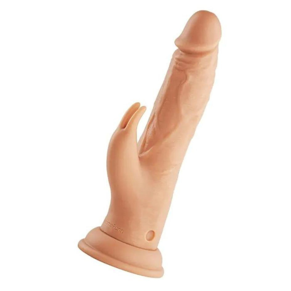 Вибратор-кролик на присоске FemmeFunn Vortex Wireless Turbo Rabbit с пультом управления, беж, 21 см х 4 см фото №4 — секс игрушки: Украина, NO TABOO