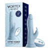Вибратор-кролик на присоске FemmeFunn Vortex Wireless Turbo Rabbit с пультом управления, голубой, 21 см х 4 см фото №1 — секс игрушки: Украина, NO TABOO