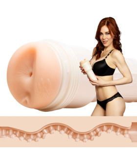 Мастурбатор попка в колбе Fleshlight Girls Maitland Ward Butt реалистичный из киберкожи (Superskin), бежевый, 25.4 см - No Taboo