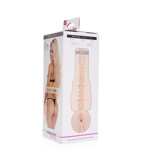 Мастурбатор анус в колбе Fleshlight Girls Elsa Jean, киберкожа, бежевый, 25.4 х 8.5 см - No Taboo