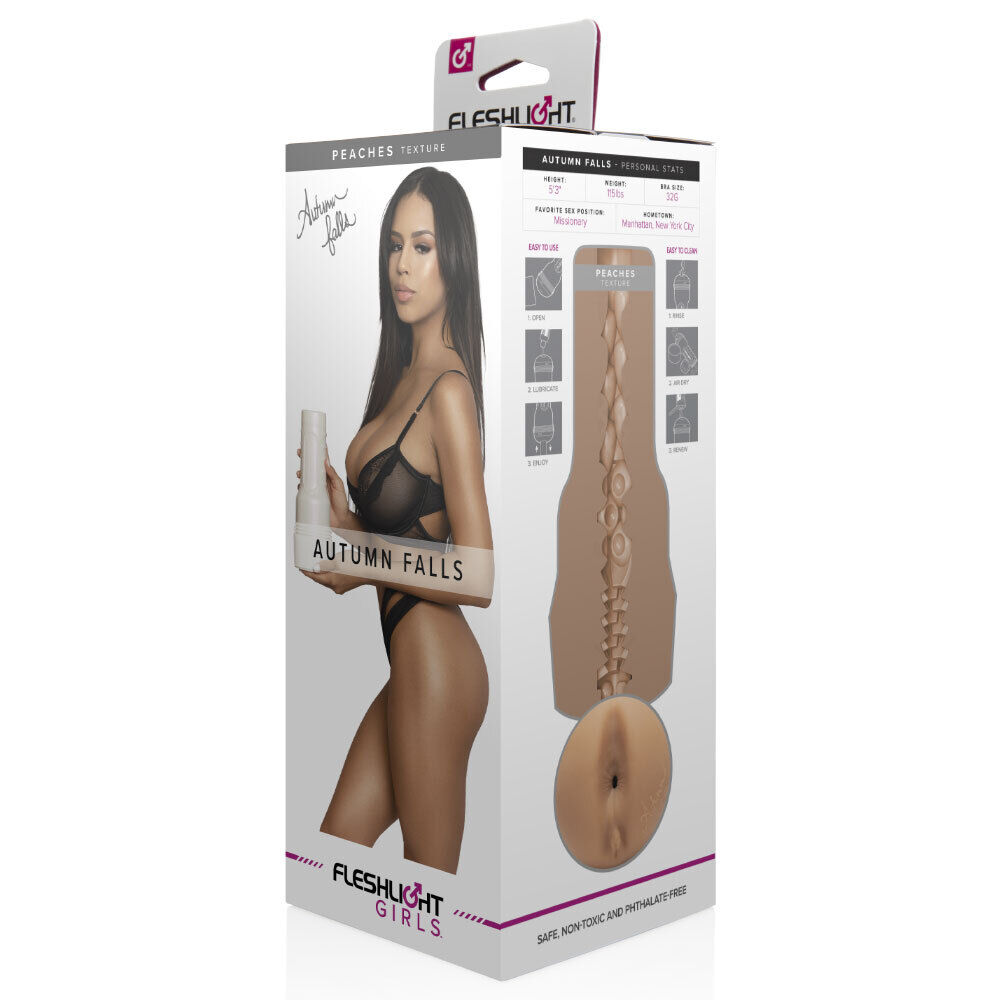 Мастурбатор анус в колбе Fleshlight Girls Autumn Falls, киберкожа, бежевый, 25.4 х 8.5 см фото №2 — секс игрушки: Украина, NO TABOO