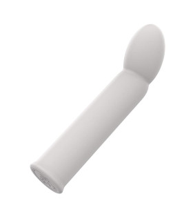 Вибратор Dream Toys Nude Aulora для точки G серый, 14.1 х 3 см - No Taboo
