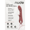 Вибратор Dream Toys Nude Sierra для точки G коричневый, 20.1 х 3.8 см фото №5 — секс игрушки: Украина, NO TABOO