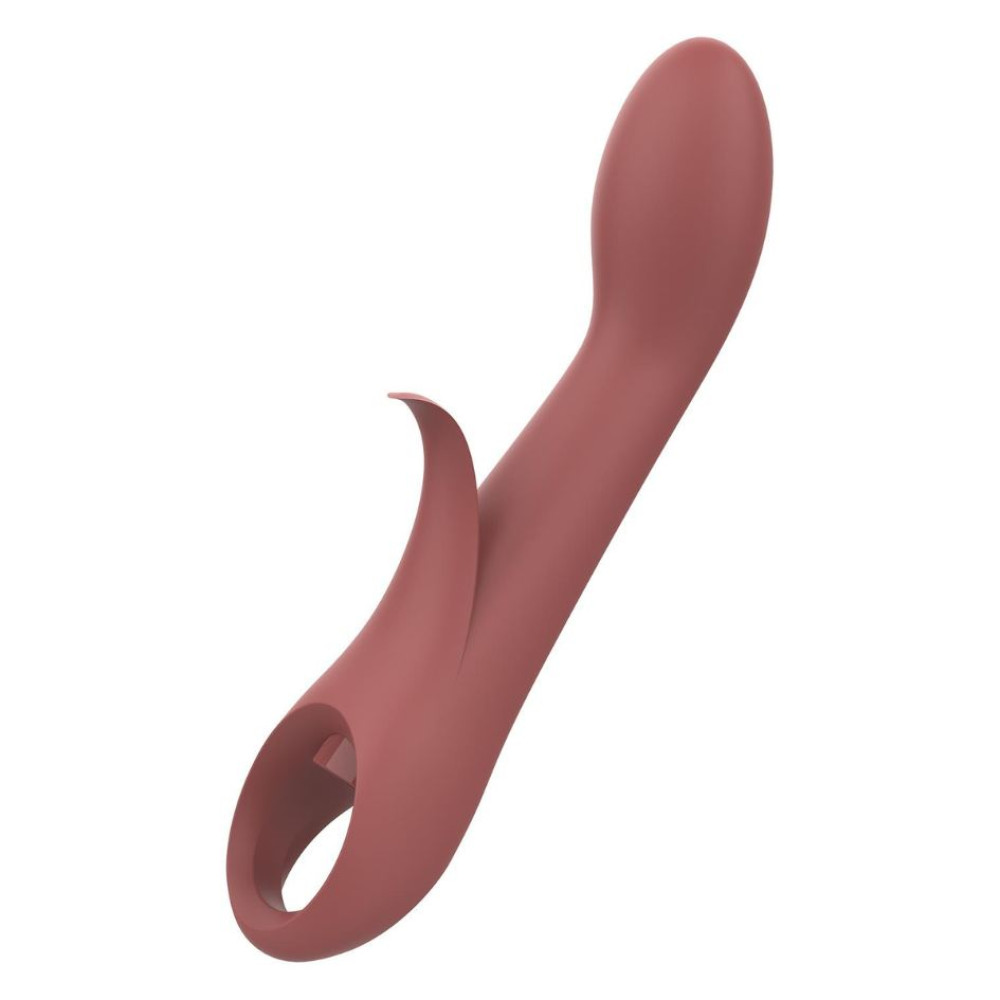 Вибратор Dream Toys Nude Sierra для точки G коричневый, 20.1 х 3.8 см фото №2 — секс игрушки: Украина, NO TABOO