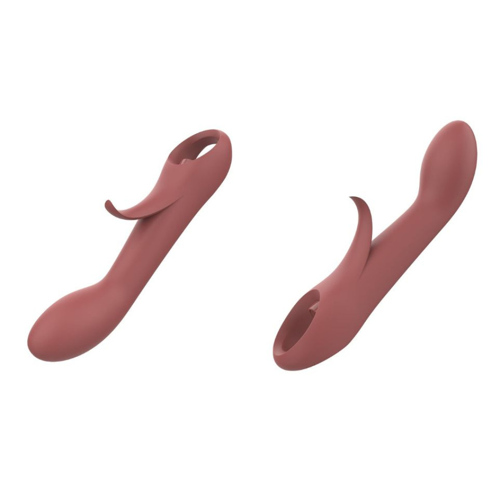 Вибратор Dream Toys Nude Sierra для точки G коричневый, 20.1 х 3.8 см фото №8 — секс игрушки: Украина, NO TABOO