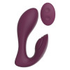 Вибратор двойной стимуляцией с пультом управления Dream Toys Essentials Ultra Dual Vibe фиолетовый, 13 х 3.7 см фото №3 — секс игрушки: Украина, NO TABOO