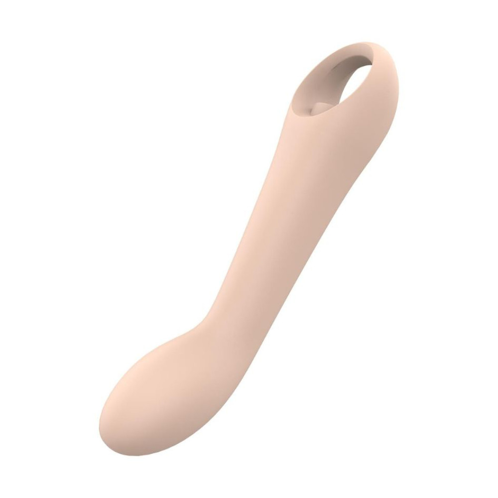 Вибратор Dream Toys Nude Ivy для точки G бежевый, 20.1 х 3.8 см фото №2 — секс игрушки: Украина, NO TABOO