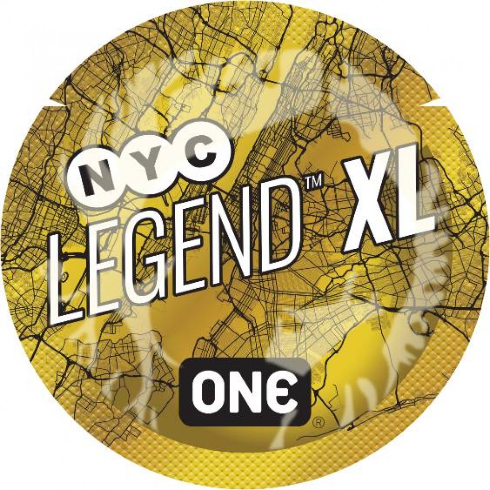 Презерватив One Legend XL, большого размера, латексный, 1 шт., фото №0 — секс шоп Украина, NO TABOO