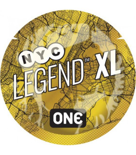 Презерватив One Legend XL, большого размера, латексный, 1 шт. - No Taboo