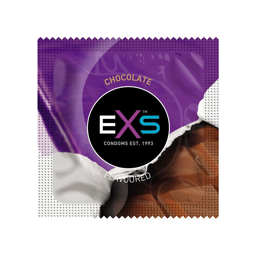 Оральные презервативы EXS со вкусом шоколада, 1 шт, фото №0 — секс шоп Украина, NO TABOO