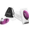 Клиторальный стимулятор Womanizer Pro W500 Magenta с принтом кружева, фиолетовый фото №3 — секс игрушки: Украина, NO TABOO