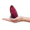 Клиторальный стимулятор Womanizer Pro W500 Red/Rose с цветочным принтом, красный фото №5 — секс игрушки: Украина, NO TABOO