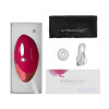 Клиторальный стимулятор Womanizer Pro W500 Red/Rose с цветочным принтом, красный фото №2 — секс игрушки: Украина, NO TABOO