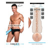 Маструбатор анус из киберкожи в колбе FleshLight Fleshjack Boys Cade Maddox, бежевый, 24.8 см фото №8 — секс игрушки: Украина, NO TABOO