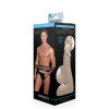 Фалоімітатор реалістичний силіконовий Fleshlight Fleshjack Boys Cade Maddox, бежевий, 22.8 см х 5.5 см фото №2 — секс іграшки: Україна, NO TABOO