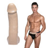 Фалоімітатор реалістичний силіконовий Fleshlight Fleshjack Boys Cade Maddox, бежевий, 22.8 см х 5.5 см фото №1 — секс іграшки: Україна, NO TABOO