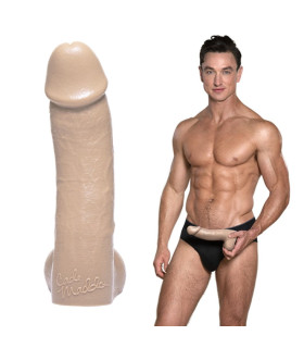 Фаллоимитатор реалистичный силиконовый Fleshlight Fleshjack Boys Cade Maddox, бежевый, 22.8 см х 5.5 см - No Taboo