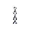 Анальна ялинка М металева зі стразами ToyJoy Anal Play Diamond Star Beads срібна, 11.7 см х 2.7 см фото №2 — секс игрушки: Украина, NO TABOO