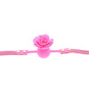 Кляп роза Taboom Malibu Rose Ball Gag розовый, фото №3 — секс шоп Украина, NO TABOO