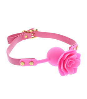 Кляп троянда Taboom Malibu Rose Ball Gag рожевий - No Taboo
