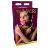Кляп роза Taboom Malibu Rose Ball Gag розовый, фото №1 — секс шоп Украина, NO TABOO