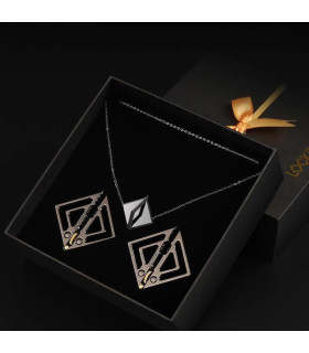 Затискачі для сосків з легкою підвіскою LOCKINK Metal Nipple Clamps with Light pendant темний метал - No Taboo