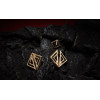 Зажимы для сосков с легкой подвеской LOCKINK Metal Nipple Clamps with Light Pendant золотые, фото №9 — секс шоп Украина, NO TABOO