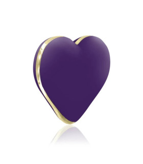  Вибратор сердечко Rianne S Heart для клитора, фиолетовый - No Taboo