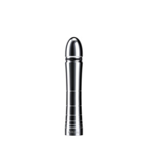  Универсальный фаллоимитатор для электростимуляции Mystim Glossy из алюминия, 14 см х 3.2 см - No Taboo