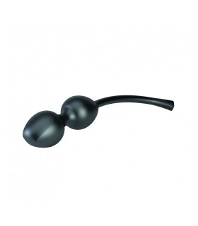 Вагинальные шарики Mystim Jane Wonda Geisha Balls Duo черные, 19 см х 3 см - No Taboo