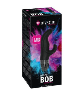 Вибратор-кролик с электростимуляцией Mystim Hop Hop Bop E-Stim, 16 см х 3.6 см - No Taboo