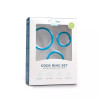Набор колец для пениса Easytoys Men Only Cock Ring Set 3 шт, разного размера, синий фото №2 — секс игрушки: Украина, NO TABOO