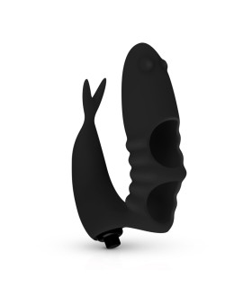 Вибратор на палец Easytoys Vinger Vibrator черный, 8.5 см х 2.3 см - No Taboo
