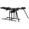 Бондажный стул Master Series Leg Spreader Obedience Chair с фиксаторами, черный, фото №4 — секс шоп Украина, NO TABOO
