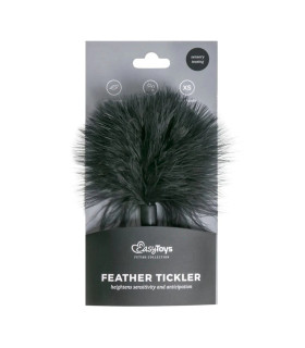 Тиклер из перьев EasyToys маленький, XS, черный, 18 см - No Taboo