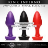 Набор низкотемпературных свеч Master Series Kink Inferno Butt Plug в форме анальных пробок, 3 шт, фото №4 — секс шоп Украина, NO TABOO