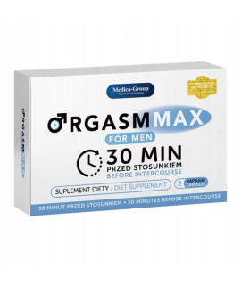 Капсулы для усиления эрекции Medica Orgasm Max for Men Capsules, 2 шт - No Taboo