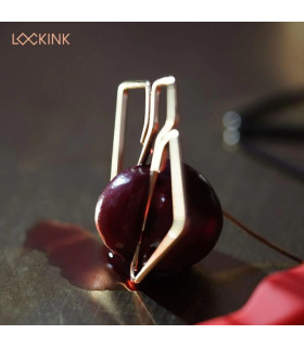 Затискачі для сосків Lockink, металеві, золоті - No Taboo