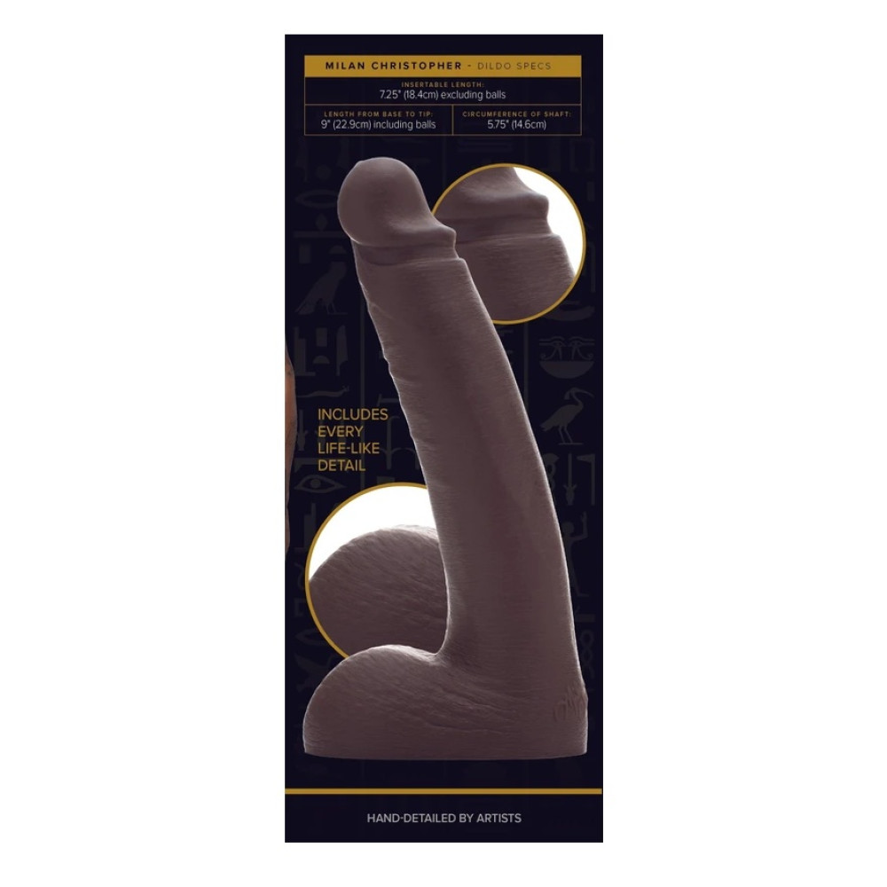 Фаллоимитатор реалистичный Fleshlight Fleshjack Boys Milan Christopher, коричневый, 23 см фото №11 — секс игрушки: Украина, NO TABOO