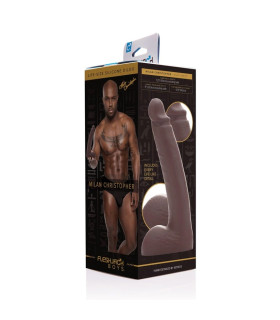 Фаллоимитатор реалистичный Fleshlight Fleshjack Boys Milan Christopher, коричневый, 23 см - No Taboo